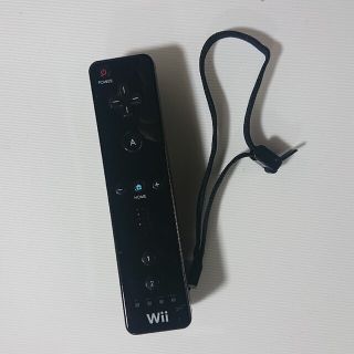 ウィー(Wii)のWiiリモコン コントローラー 任天堂 ニンテンドー純正 クロ ブラック(家庭用ゲーム機本体)