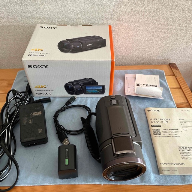 予約中!】 SONY - 値下げしましたSONY FDR-AX40 4Kビデオカメラ