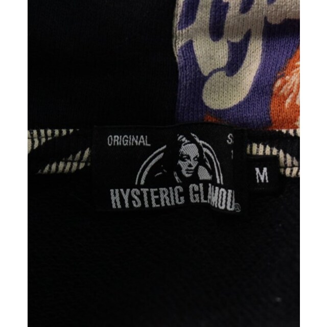 HYSTERIC GLAMOUR(ヒステリックグラマー)のHYSTERIC GLAMOUR ヒステリックグラマー パーカー M 黒(総柄) 【古着】【中古】 メンズのトップス(パーカー)の商品写真