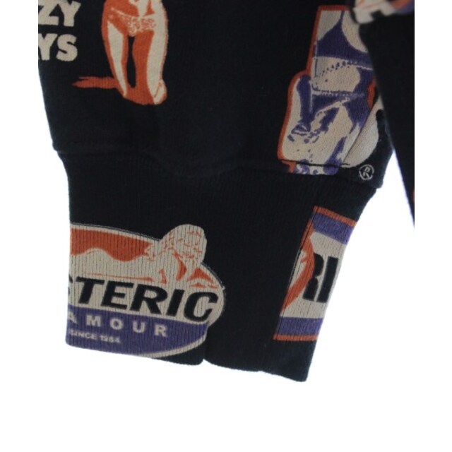 HYSTERIC GLAMOUR(ヒステリックグラマー)のHYSTERIC GLAMOUR ヒステリックグラマー パーカー M 黒(総柄) 【古着】【中古】 メンズのトップス(パーカー)の商品写真