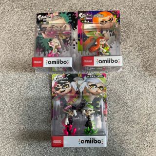 ニンテンドウ(任天堂)のamiiboスプラトゥーン　ヒメ・ガール・アオリ・ホタル(ゲームキャラクター)