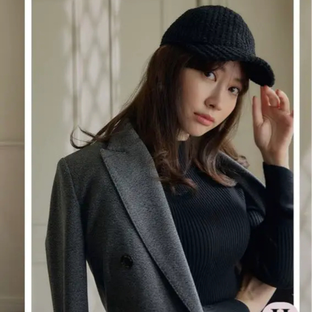 Her lip to(ハーリップトゥ)の【Mimi様専用】Herlipto Tweed Ribbon Cap レディースの帽子(キャップ)の商品写真