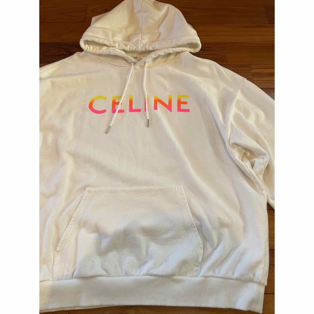 celine(セリーヌ)の正規品☆CELINE☆セリーヌ☆ロゴプリントフーディ☆パーカー☆メンズ☆XXL メンズのトップス(パーカー)の商品写真