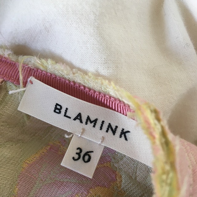 BLAMINKフラワージャカードワンピースブラミンク 希少完売品