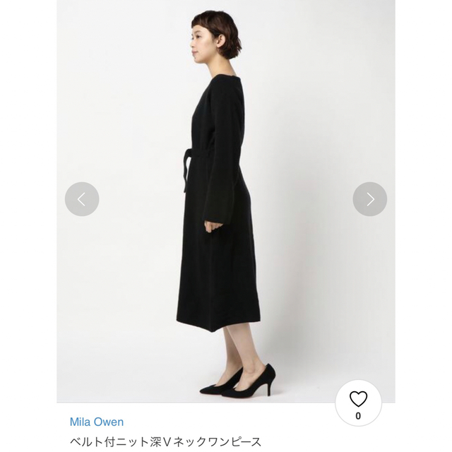 Mila Owen(ミラオーウェン)の新品　mila owen ニットワンピース レディースのスカート(ロングスカート)の商品写真