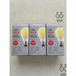 ニトリ(ニトリ)のニトリ LED BULB 60形相当 電球色相当 E26口金(蛍光灯/電球)