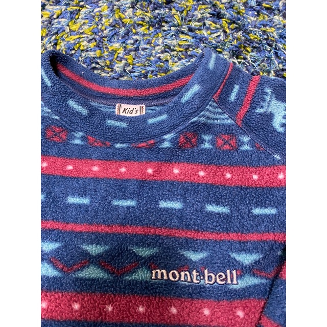 mont bell(モンベル)のモンベル　フリースプルオーバー　130 キッズ/ベビー/マタニティのキッズ服男の子用(90cm~)(Tシャツ/カットソー)の商品写真