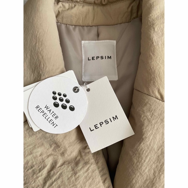 LEPSIM(レプシィム)の【新品・未使用】タグ付き　LEPSIM 中綿コート　ロングコート レディースのジャケット/アウター(ロングコート)の商品写真