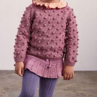 misha&puff popcorn sweater 18-24 dune