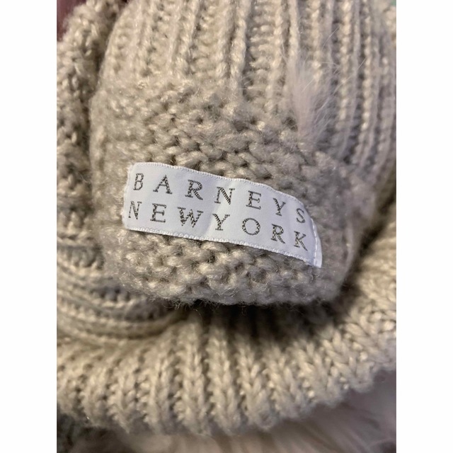 BARNEYS NEW YORK(バーニーズニューヨーク)のバーニーズニューヨーク　ニットポンチョ レディースのジャケット/アウター(ポンチョ)の商品写真