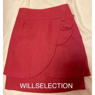 ウィルセレクション(WILLSELECTION)のウィルセレクション　秋冬素材ミニスカート(ミニスカート)