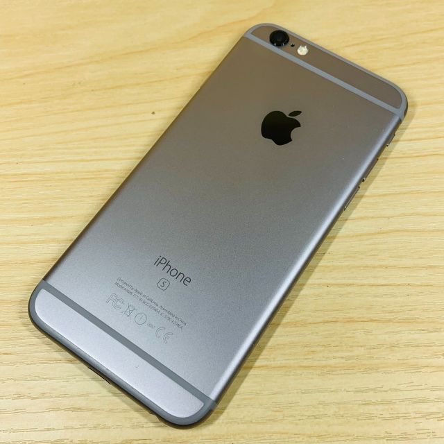 ﾊﾞｯﾃﾘｰ100％ 美品 SIMﾌﾘｰ iPhone6s 32GB P56 - スマートフォン本体