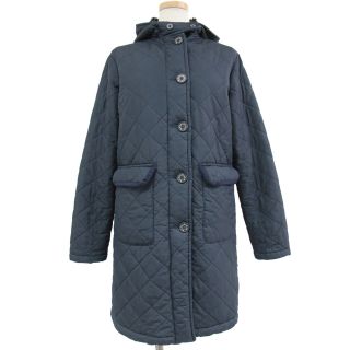 MACKINTOSH マッキントッシュ フーデット ロングコート 濃紺 ネイビー