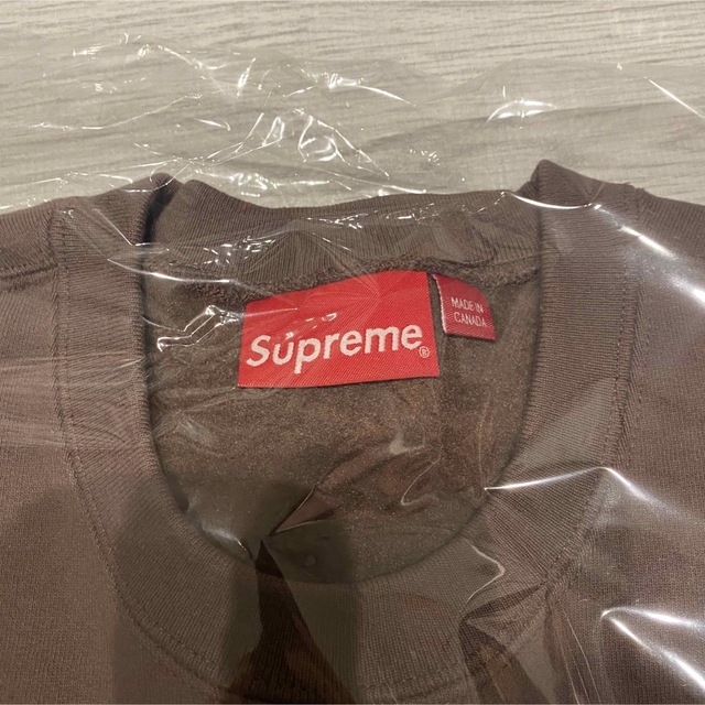 supreme box logo crewneck brown medium m