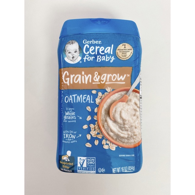 Gerber(ガーバー)の【新品未開封】gerber オートミールシリアル 454g キッズ/ベビー/マタニティの授乳/お食事用品(その他)の商品写真