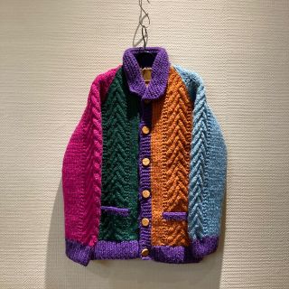 CANADIAN SWEATER　/　マルチパターンカウチン(カーディガン)