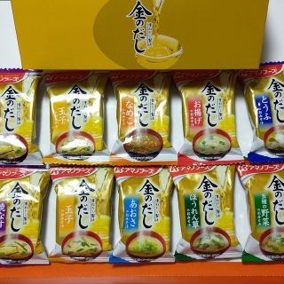 アサヒ(アサヒ)のアマノフーズ 金のだしお味噌汁10食(箱なしです)(インスタント食品)