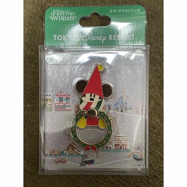 【新品・未使用品】 TDR リルリンリン スマホリング クリスマス エンタメ/ホビーのおもちゃ/ぬいぐるみ(キャラクターグッズ)の商品写真