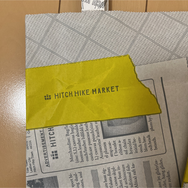 HITCH HIKE MARKET(ヒッチハイクマーケット)のヒッチハイクマーケット　ショップ袋2枚 レディースのバッグ(ショップ袋)の商品写真