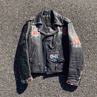 vintage スタッズライダース 革ジャン パンク 鋲ジャン アーカイブ の