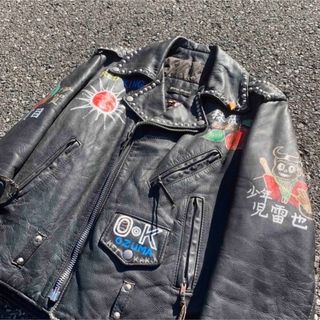 vintage スタッズライダース 革ジャン パンク 鋲ジャン アーカイブ の