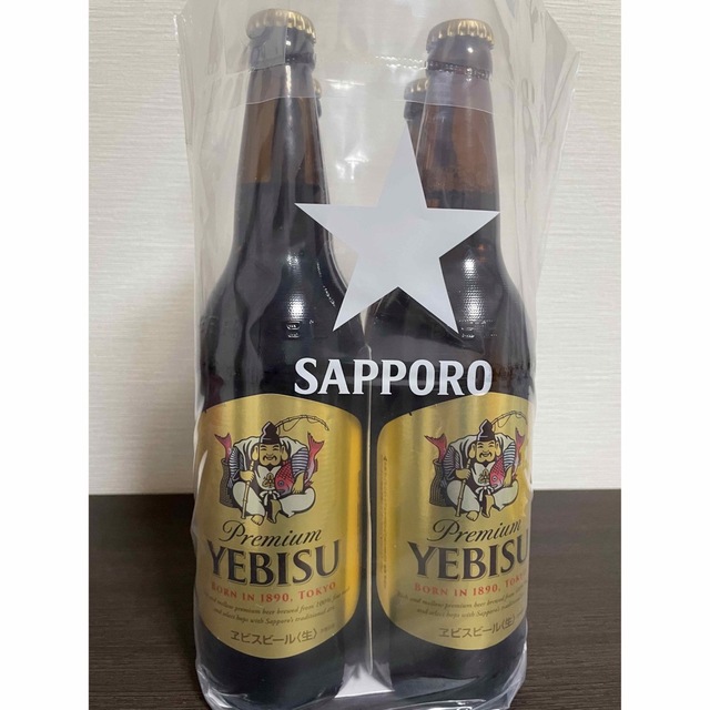 サッポロ - 縁起物 未開封ラッキーヱビスビール大瓶4本の通販 by はー