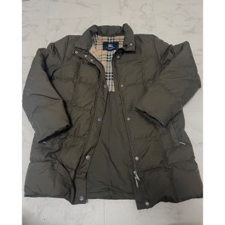 バーバリー(BURBERRY)のBurberry バーバリー ダウンジャケット カーキ 古着 ビンテージ (ダウンジャケット)