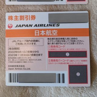 ジャル(ニホンコウクウ)(JAL(日本航空))のJAL 日本航空 株主優待券(その他)