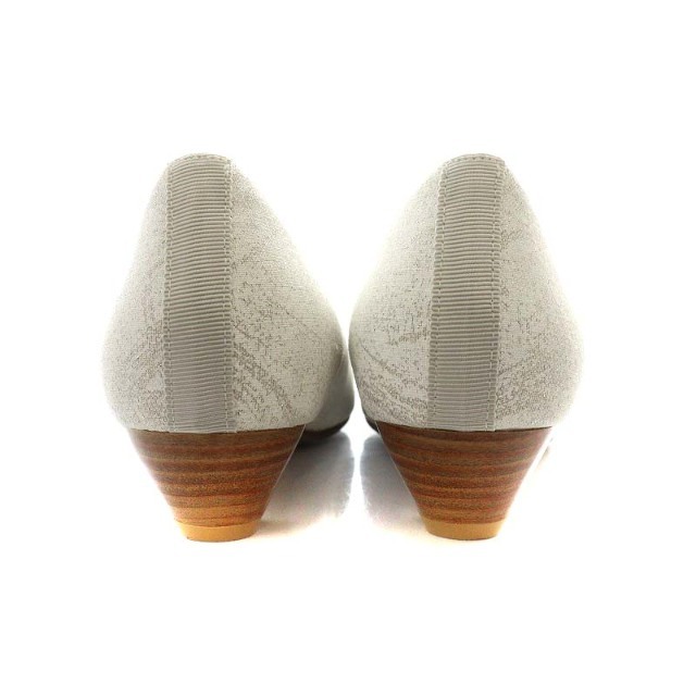 Mode et Jacomo(モードエジャコモ)のモードエジャコモ パンプス ラメ ビジュー ヒール 23.0cm 白 レディースの靴/シューズ(ハイヒール/パンプス)の商品写真