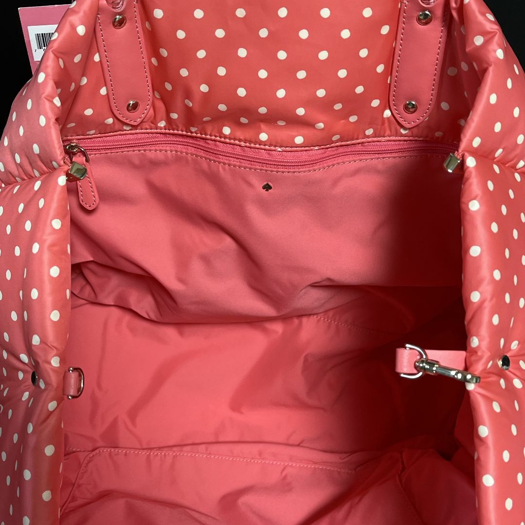 kate spade new york(ケイトスペードニューヨーク)のkate spade ラージトーシバッグ ナイロン 水玉 レディースのバッグ(トートバッグ)の商品写真