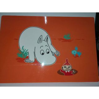 MOOMIN ムーミン　ランチョンマット　オレンジ4枚(テーブル用品)