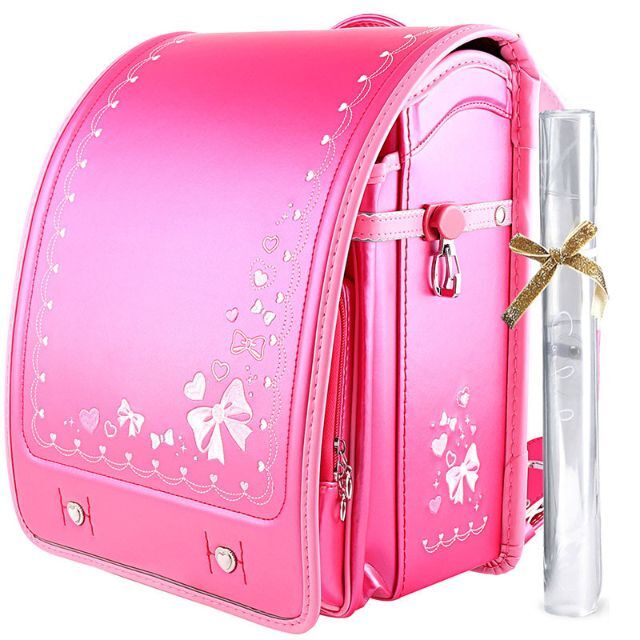 ランドセル 女の子 ピンク 刺繍 可愛い ハート 丈夫 機能性 BOX