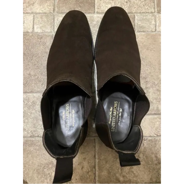 UNITED ARROWS(ユナイテッドアローズ)の美品　ユナイテッドアローズサイドゴアブーツ メンズの靴/シューズ(ブーツ)の商品写真