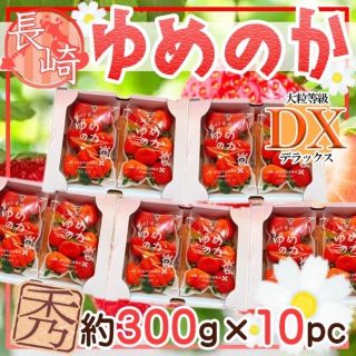 長崎県産　ゆめのか　DX　約300g×10パック(フルーツ)