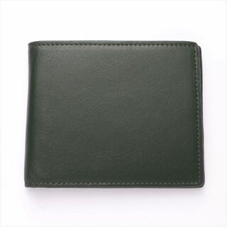 エイチ アンド ディー H&D 牛本革 二つ折財布 HDB-301 グリーン(折り財布)