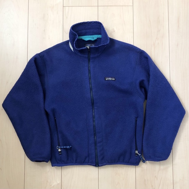 patagonia(パタゴニア)のパタゴニア キッズ　フリース　雪なしタグ　USA製　ネイビー  12 キッズ/ベビー/マタニティのキッズ服男の子用(90cm~)(ジャケット/上着)の商品写真