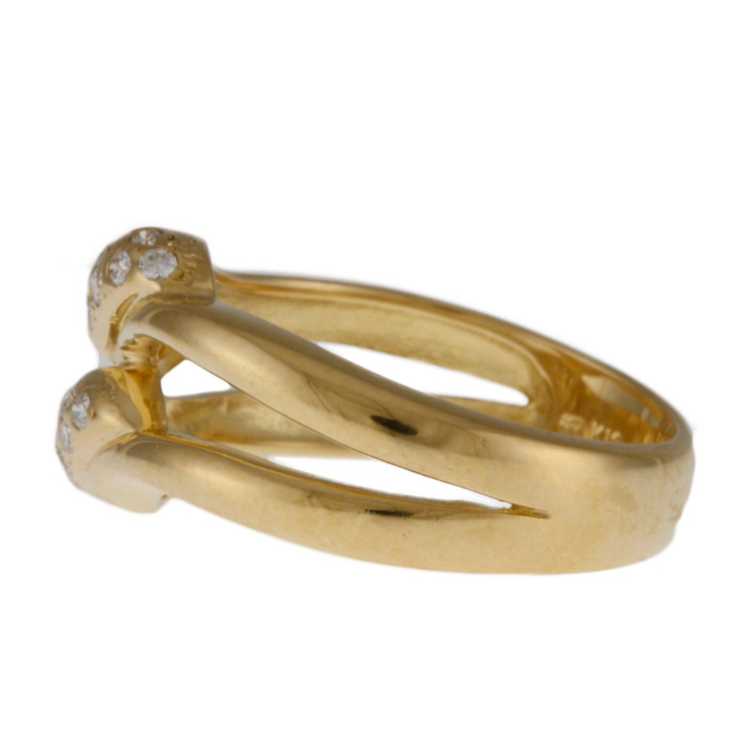 本物の リング・指輪 MIKIMOTO ミキモト - MIKIMOTO 11号 中古 0.20ct ダイヤモンド K18ゴールド リング(指輪)