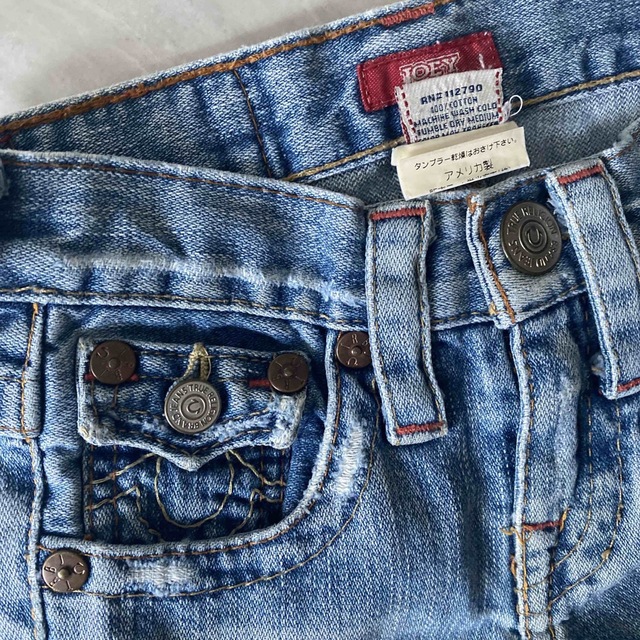 True Religion(トゥルーレリジョン)のブーツカット　子供　デニム　90-95 キッズ/ベビー/マタニティのキッズ服男の子用(90cm~)(パンツ/スパッツ)の商品写真