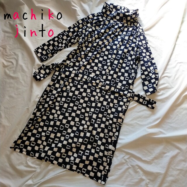 machiko jinto 水玉柄 ワンピース 36 新品 radler-ortho.com