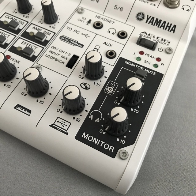 YAMAHA ( ヤマハ ) AG06 ウェブキャスティングミキサー YAMAHA ( ヤマハ ) AG06 ウェブキャスティングミキサー