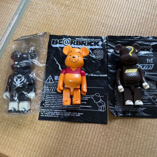 ベアブリック 400% プーさん他 全3体セット BE@RBRICK ベアブリック 400% プーさん他 全3体セット BE@RBRICK