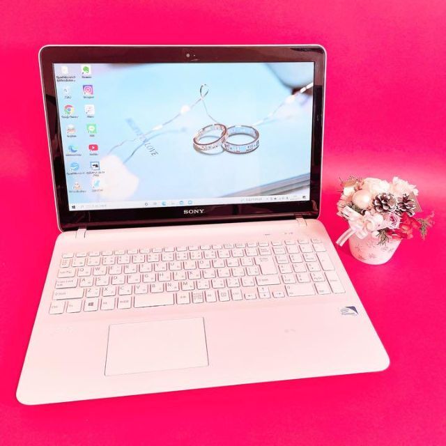 早い者勝ち✨薄型 VAIO シルバー ノートパソコン❣️WEBカメラ✨社会人