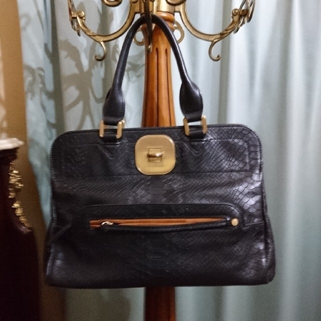 LONGCHAMP ロンシャン 黒 バッグ