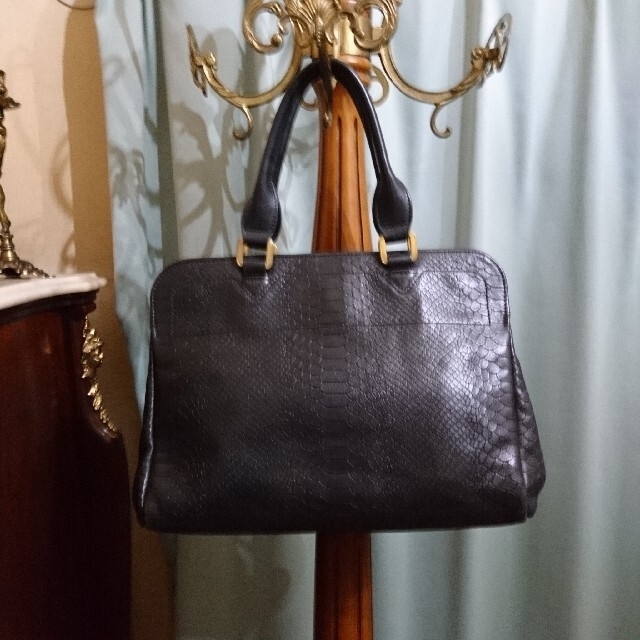 LONGCHAMP(ロンシャン)のLONGCHAMP ロンシャン 黒 バッグ レディースのバッグ(ハンドバッグ)の商品写真