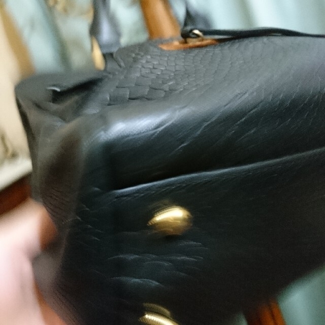 LONGCHAMP(ロンシャン)のLONGCHAMP ロンシャン 黒 バッグ レディースのバッグ(ハンドバッグ)の商品写真