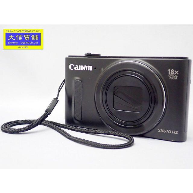 18倍撮影枚数キャノン デジカメ PowerShot SX610HS ブラック