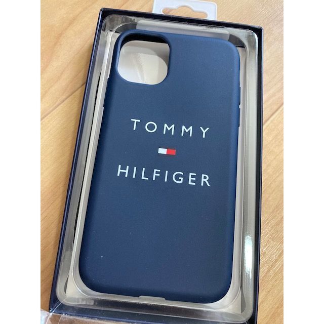 TOMMY HILFIGER(トミーヒルフィガー)の新品 TOMMY HILFIGER iphoneケース iphone 11 紺 スマホ/家電/カメラのスマホアクセサリー(iPhoneケース)の商品写真