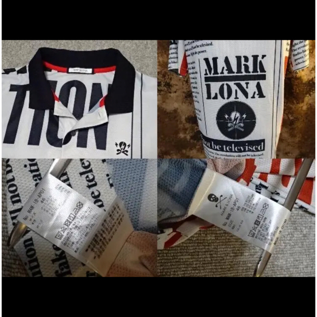 MARK&LONA(マークアンドロナ)の超レア!!(定価36300)MARK&LONA マークアンドロナ・ポロシャツ スポーツ/アウトドアのゴルフ(ウエア)の商品写真