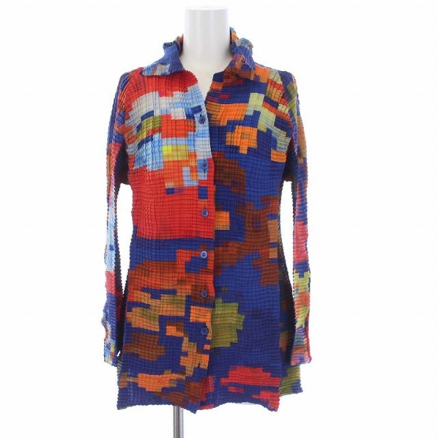 ISSEY MIYAKE - イッセイミヤケ ISSEY MIYAKE プリーツ シャツ