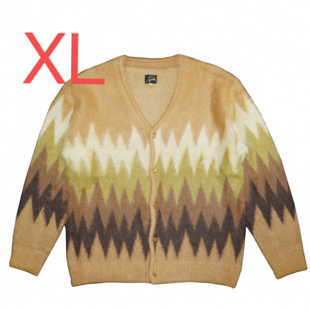 Needles(ニードルス)のneedles Mohair Cardigan - Zigzag  XL メンズのトップス(カーディガン)の商品写真